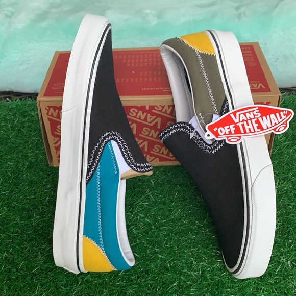 VANS CLASSIC SLIP ON ZIG ZAG MULTI/TRUE WHITE WMNS - Picture 6 of 16